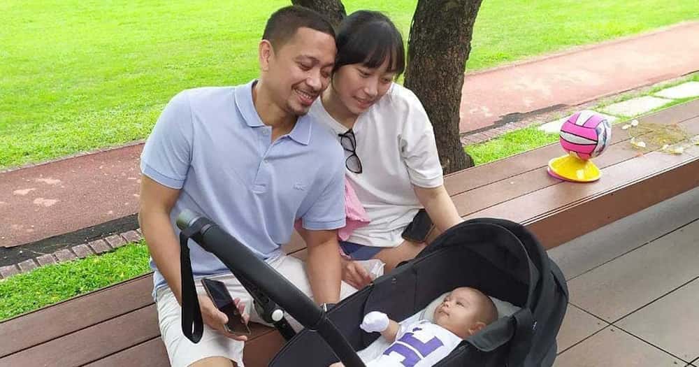 Jhong Hilario, pinanggigilan ng baby niyang si Sarina: “Gigil yan”
