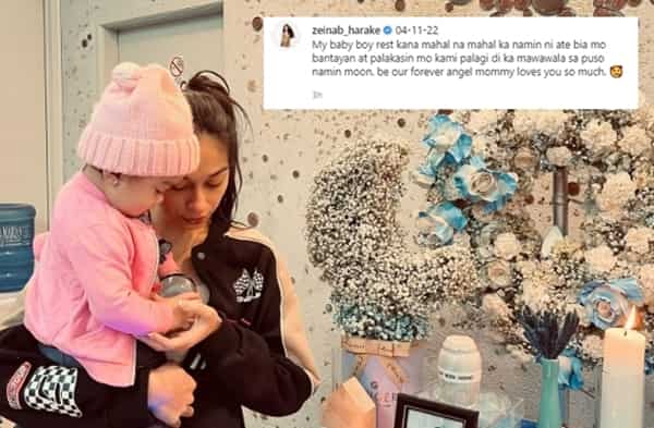 Celebrities react to Zeinab Harake's heartbreaking post for baby Moon