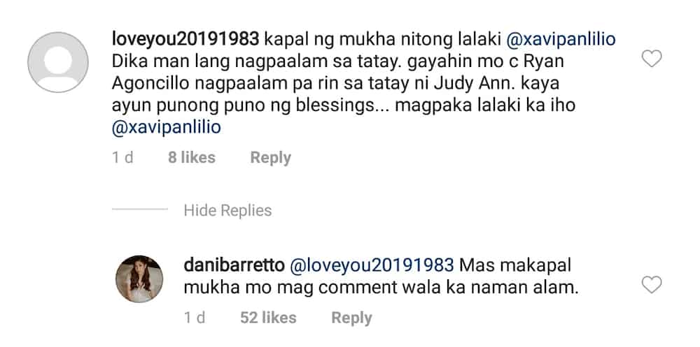 Dani Barretto fires back on accusation that her husband disrespected Kier Legaspi