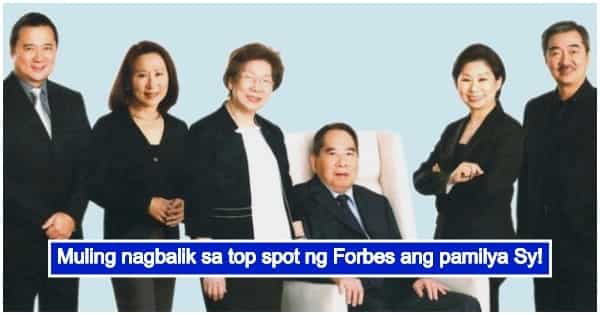 Yayamanin! Sy Siblings Ace The 2019 Forbes Philippines Rich List - KAMI ...