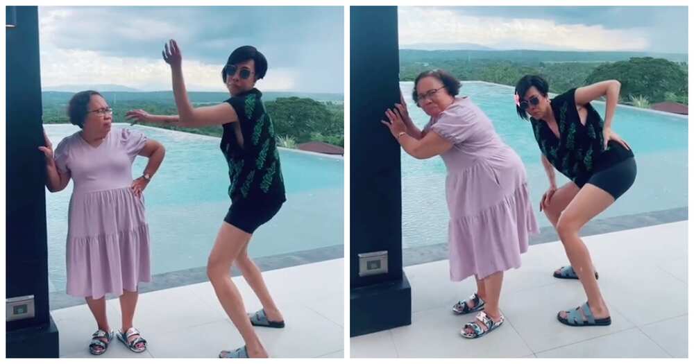 Video ng 'water dance' ni Vice Ganda kasama ang kanyang ina, patok sa netizens