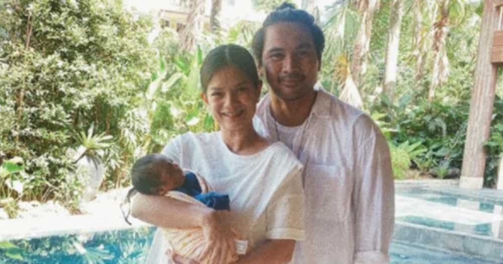 Meryll Soriano celebrates 4th month of baby with Joem Bascon with cute family photos