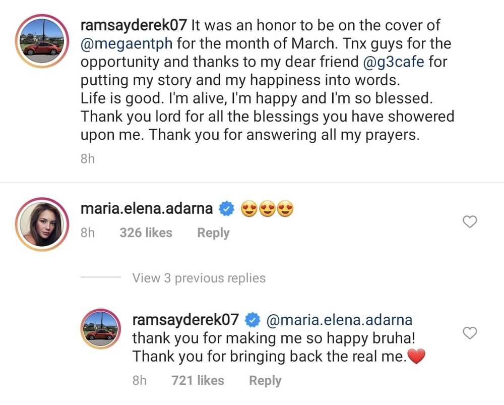 Derek Ramsay thanks Ellen Adarna for bringing back the "real" him