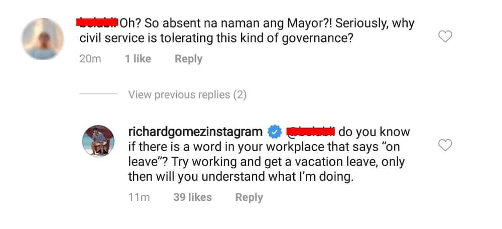 Richard Gomez has viral response to a netizen who bashed his recent post on IG