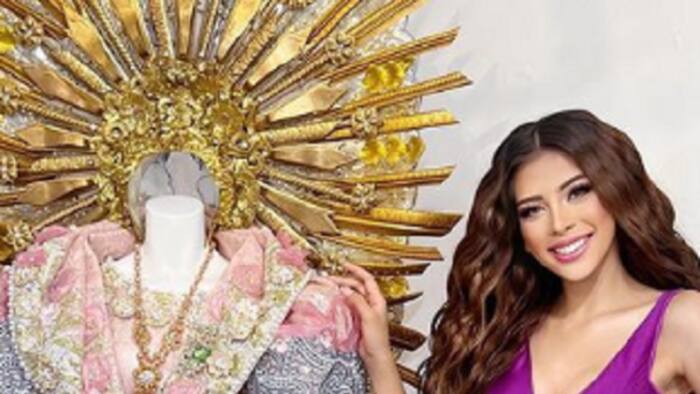 Herlene ‘Hipon Girl’ Budol flaunts her gown for Binibining Pilipinas’ Grand Santacruzan