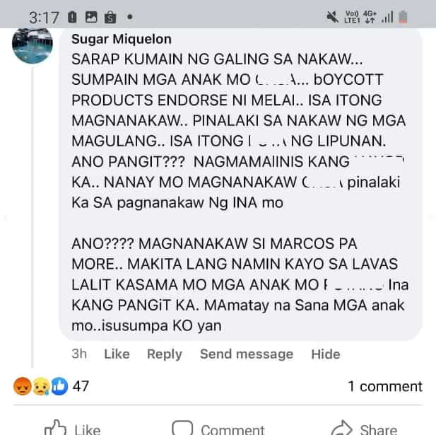 Melai Cantiveros, hinahanap ang basher na dinamay ang mga anak niya sa “pangha-harass”