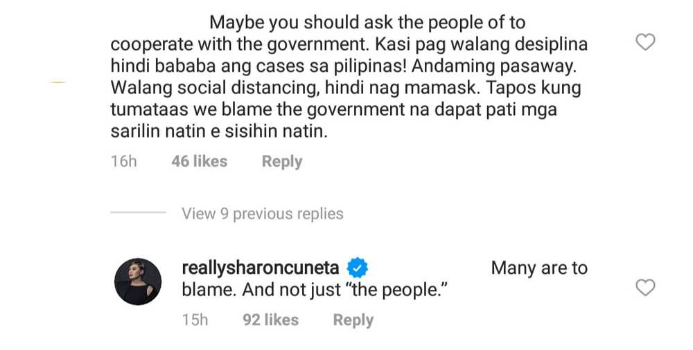 Sharon Cuneta, isa-isang sinupalpal ang bashers ng COVID-post niya: "No. 1 tayo pero sa di magaling"