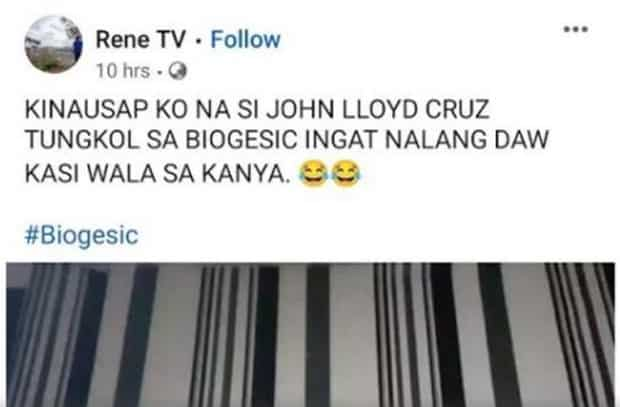 Netizens, humingi na rin ng paracetamol kay John Lloyd Cruz