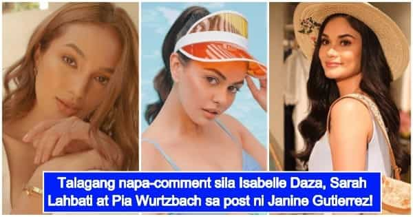 Sarah Lahbati, Pia Wurtzbach, Isabelle Daza react to ... - 600 x 315 jpeg 53kB