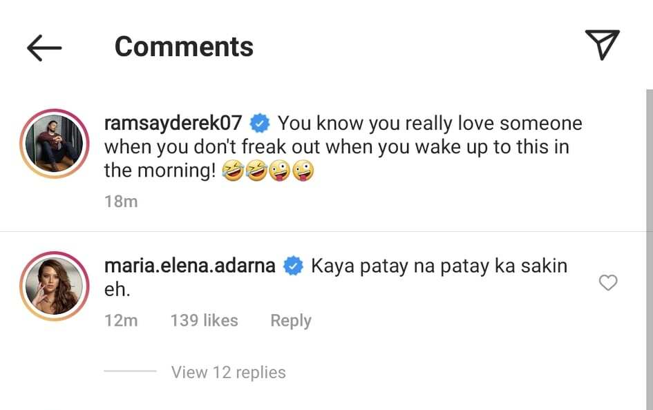 Derek Ramsay posts unfiltered sleeping photo of Ellen Adarna; actress reacts