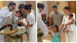 Solenn Heussaff & Nico Bolzico’s baby Maëlys gets baptized