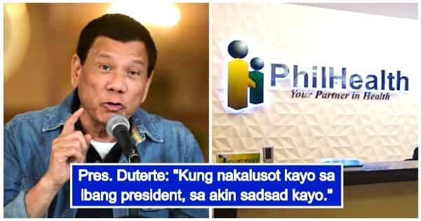 Pres. Duterte Gives Strong Words Vs. PhilHealth Officials Involved In ...