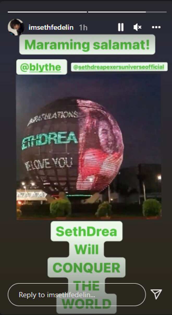 Seth Fedelin tags Andrea Brillantes on his recent posts promoting their show and thanking their fans