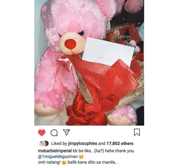 Confirmed na? Barbie Imperial reveals content of JM’s romantic letter for her