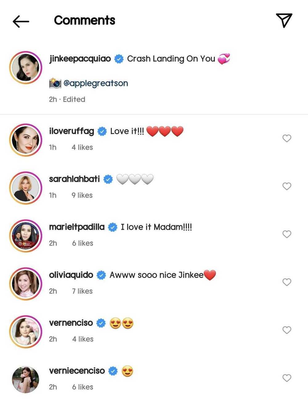Celebrities react to Jinkee, Manny Pacquiao recreating 'CLOY' scene in Switzerland