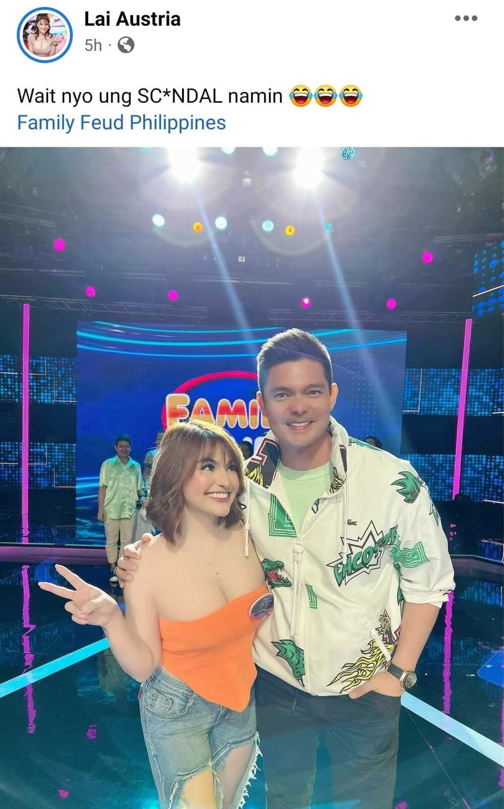 Lai Austria edits controversial caption of her photo with Dingdong Dantes Lai Austria edits controversial caption of her photo with Dingdong Dantes