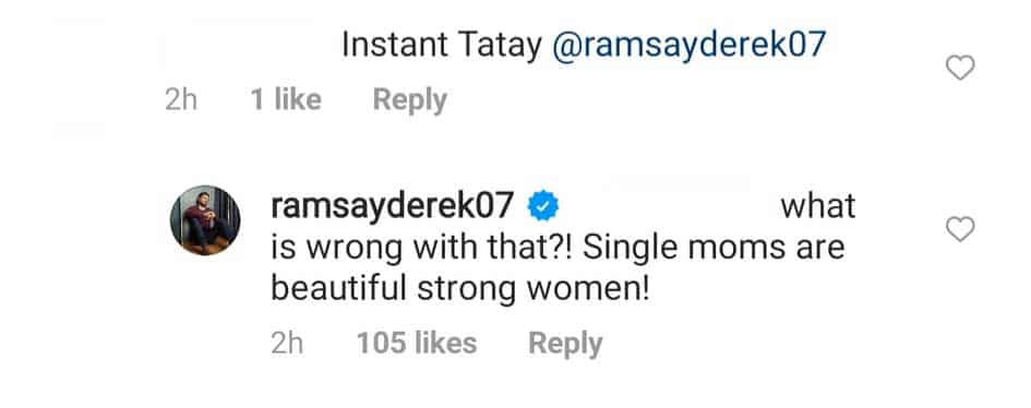 "Instant Tatay!" Derek Ramsay gets furious at basher who threw shade at Ellen Adarna