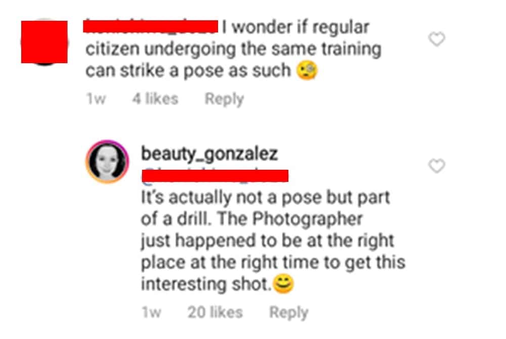 Beauty Gonzalez responds to netizen who questioned her ‘police training’ photo