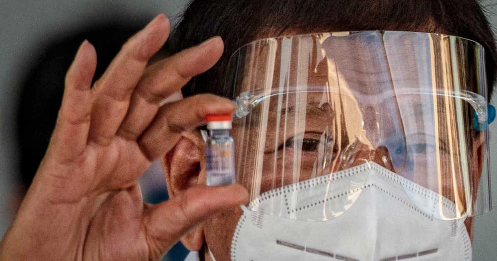 Duterte dares Robredo to shop for COVID-19 vaccines outside PH