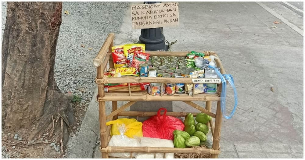 Viral na community pantry, dinagsa ng tulong; mga magsasaka, nagbigay din