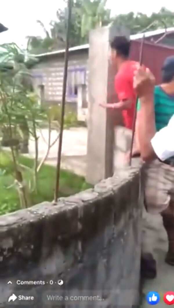 Kinuyog! Video of men attacking home of Jonel Nuezca after shooting Gregorio surfaces