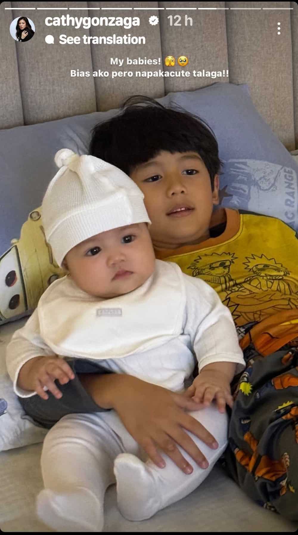 Alex Gonzaga gushes over Toni Gonzaga’s kids Polly and Seve: “My babies!”