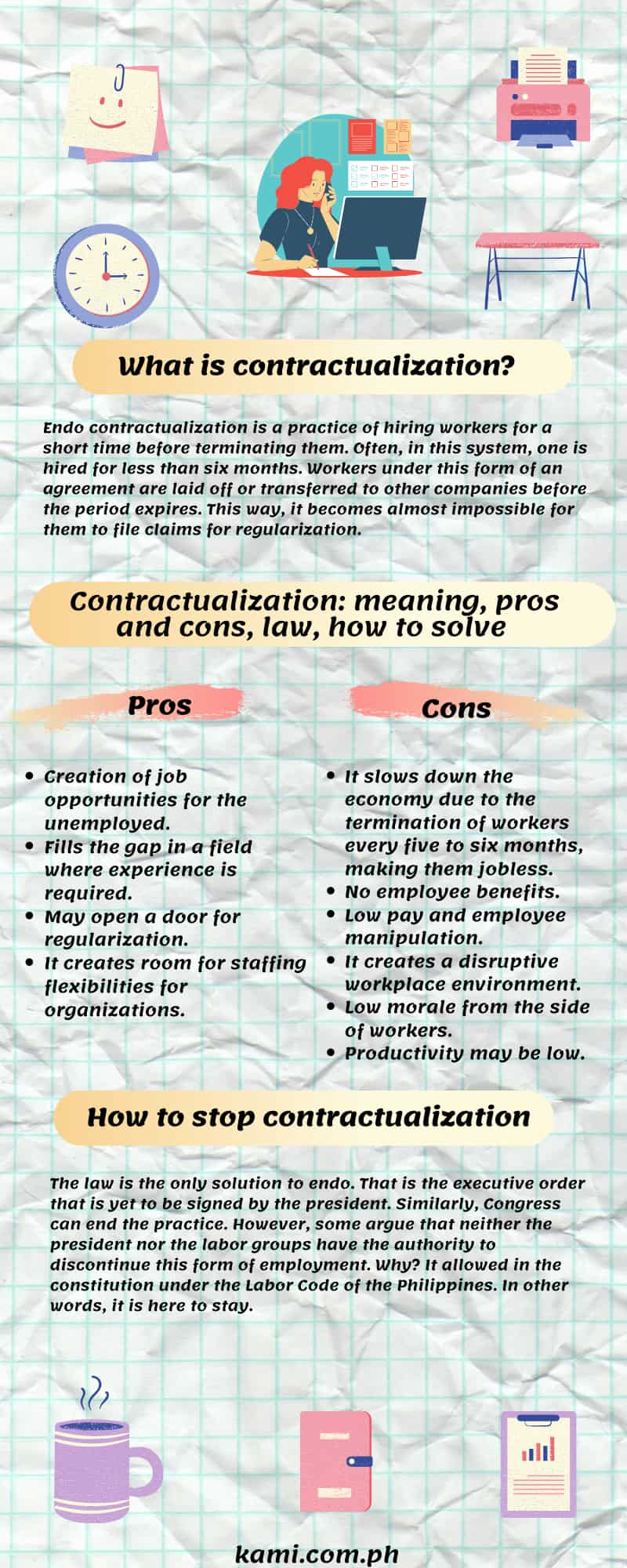 Contractualization meaning, pros and cons, law, how to solve (2020