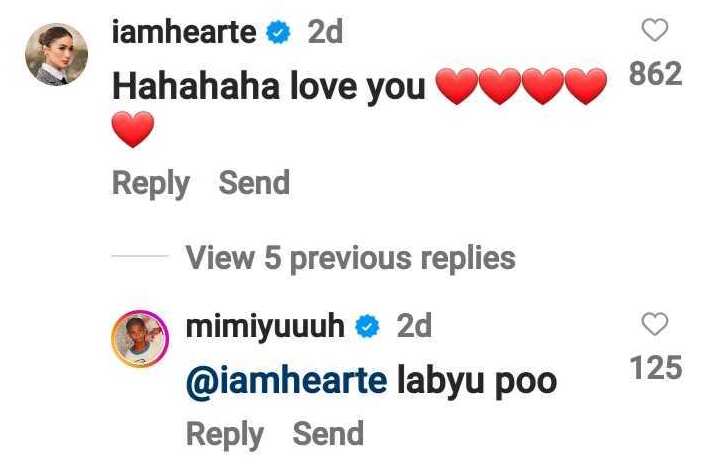 Heart reacts to Mimiyuuuh’s ‘Heart Evangelista jejemon variant’ video: “Hahahaha”