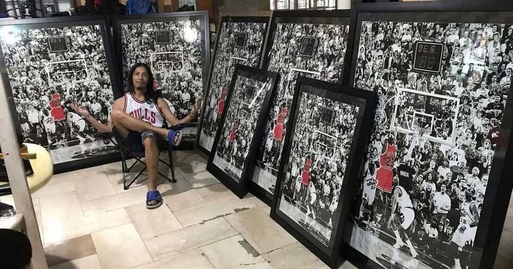 Charcoal painting ng isang Pinoy na nilagdaan ni Michael Jordan, maaaring umabot na ngayon ang halaga sa P40M