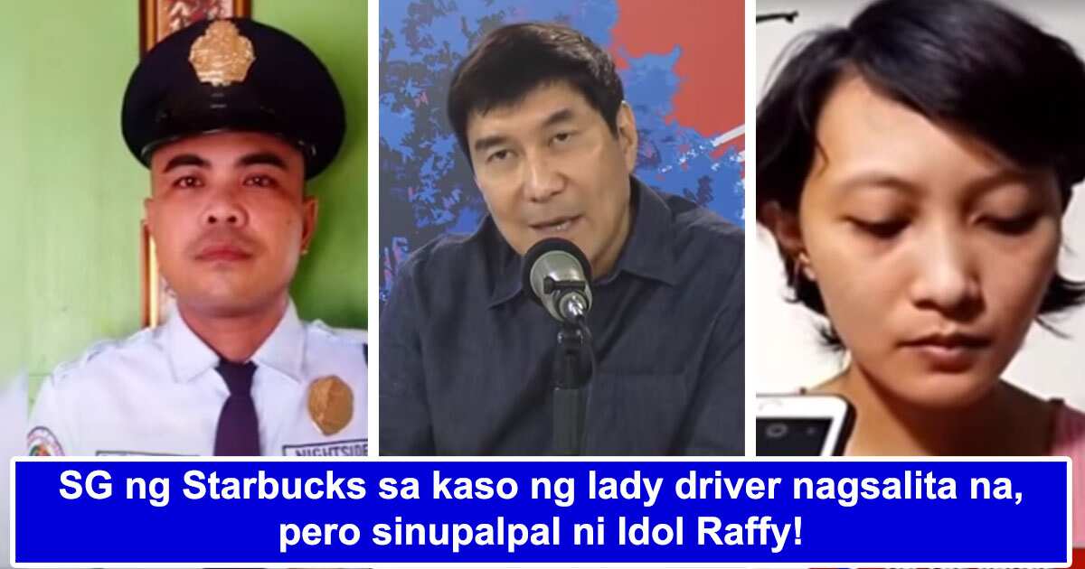 Starbucks SG wavers on narrative when Idol Raffy questioned him - KAMI ...