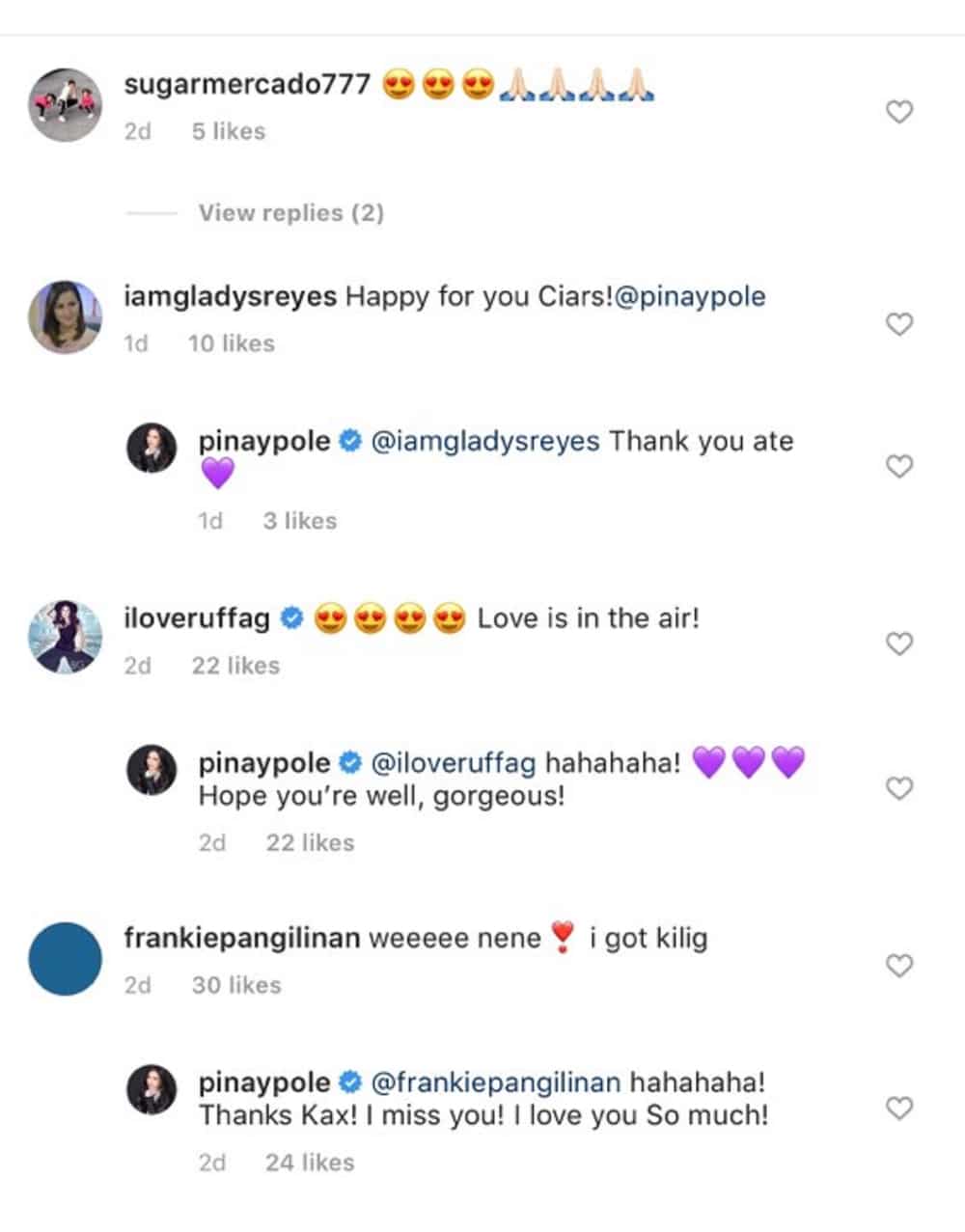 Ruffa Gutierrez, other celebrities gush over Ciara's Sotto's sweet message for her non-showbiz boyfriend