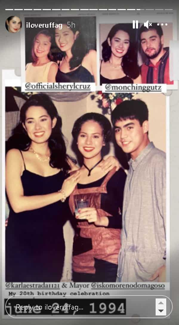 Old photo of Ruffa Gutierrez with Karla Estrada and Mayor Isko goes viral