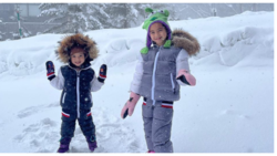 Mariel Padilla, masayang naglaro sa snow sa Japan kasama ng mga anak