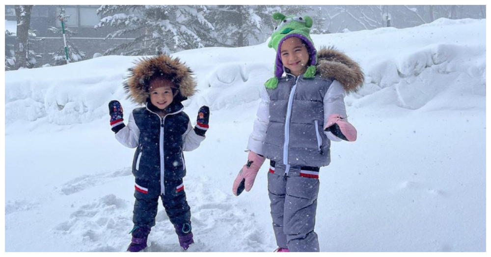 Mariel Padilla, masayang naglaro sa snow sa Japan kasama ng mga anak @marieltpadilla
