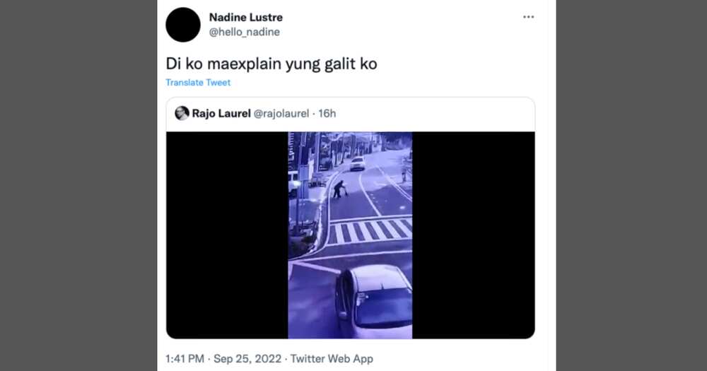 Nadine Lustre sa street sweeper na na-hit-and-run sa Parañaque: “Di ko maexplain yung galit ko”