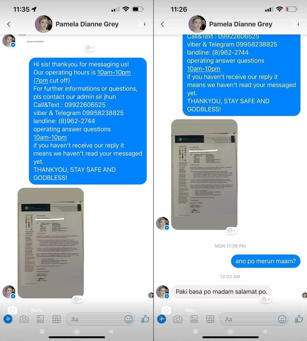 Caffey Namindang, ipinost ang convo ng bagong ‘Makaganda’ sa kanyang mga sponsor