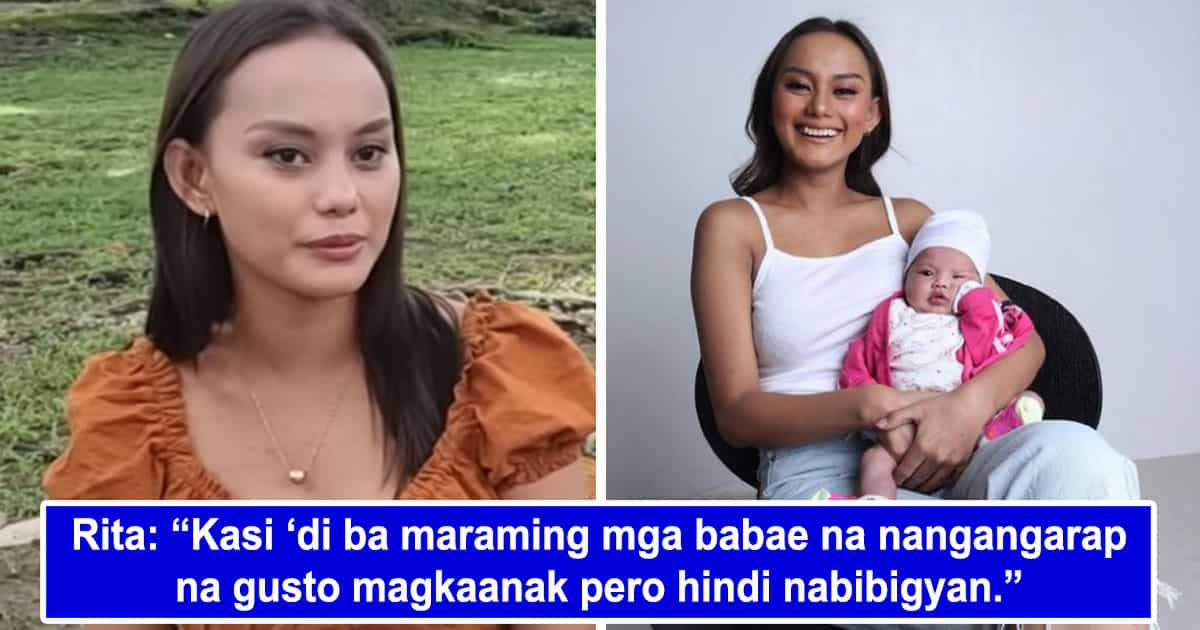 Badjao Girl Rita Gaviola, kailanma'y hindi naisip na ipalaglag ang anak ...