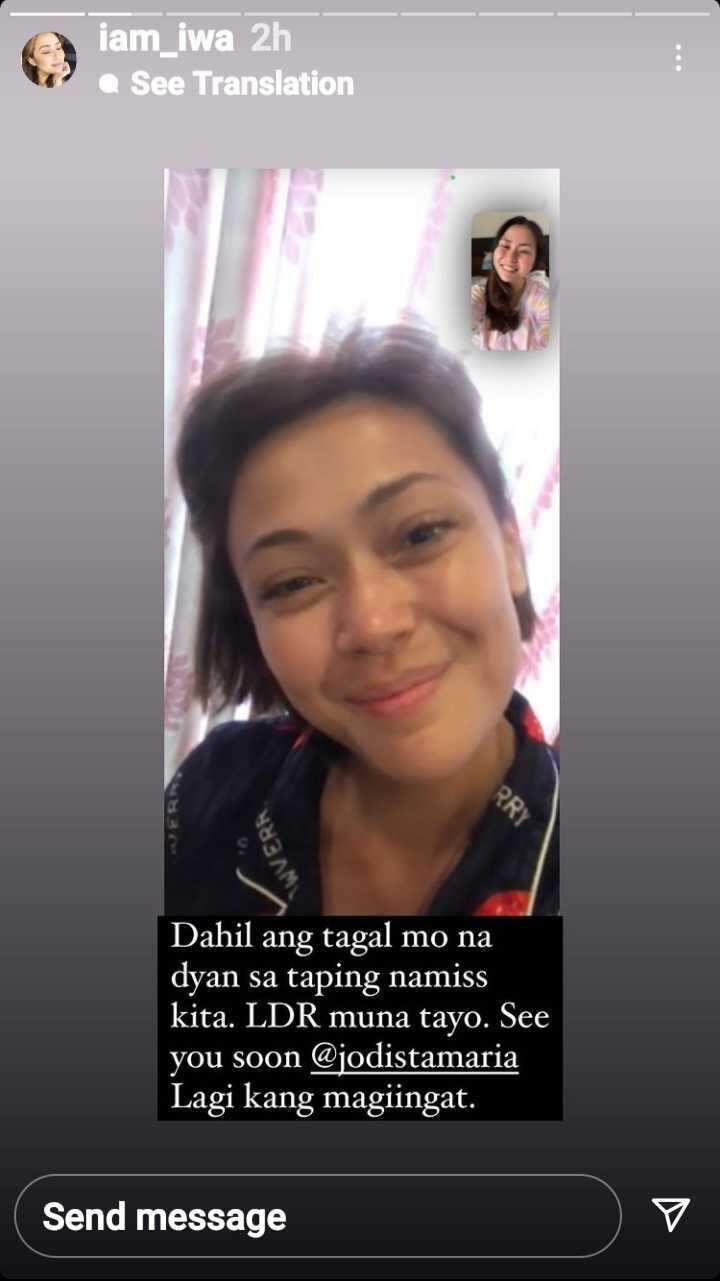 Iwa Moto, may sweet post ukol kay Jodi Sta. Maria: “LDR muna tayo”