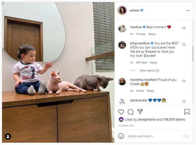 Coleen Garcia, emosyonal matapos siyang tawaging "mommy" ni baby Amari