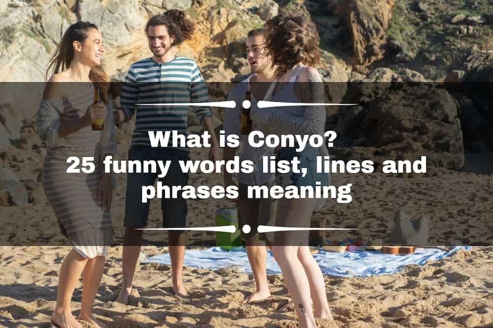Conyo words and phrases