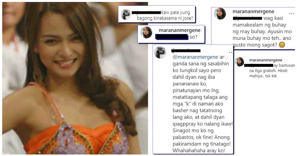 Dating EB Babe na si Mergene Maranan, sinupalpal ang pang-iintriga ng netizen