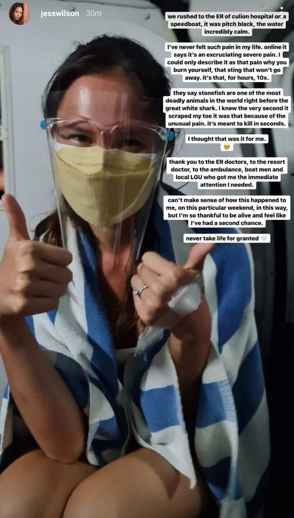 Georgina Wilson's sister Jess Wilson shares how she nearly died after her wedding Georgina Wilson's sister Jess Wilson shares how she nearly died after her wedding