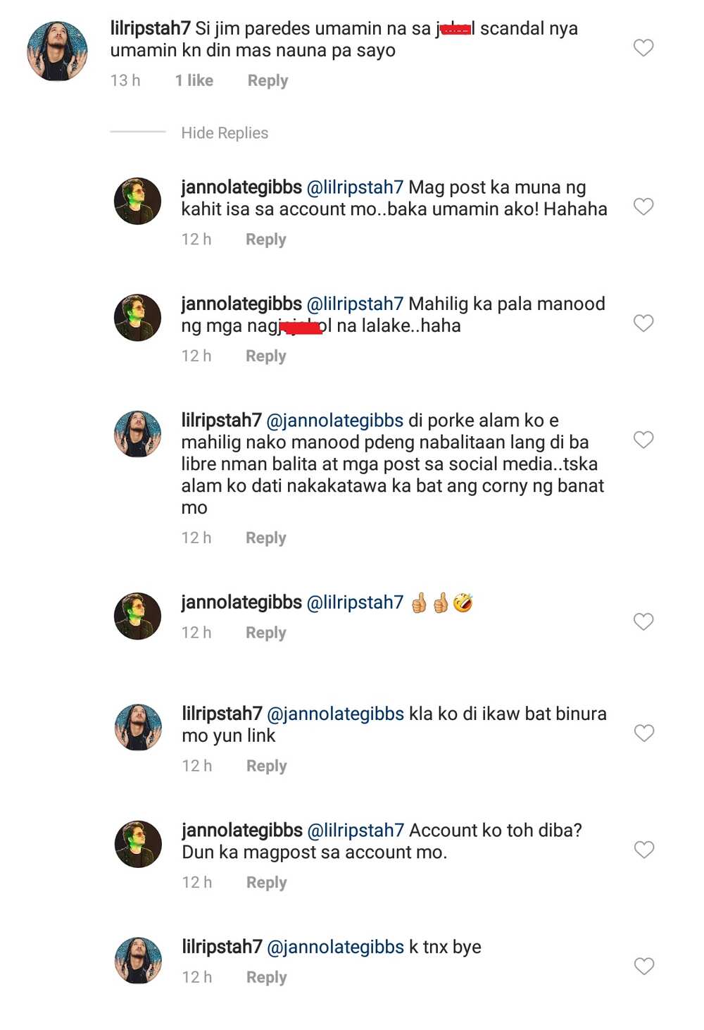 Janno Gibbs responds to netizen asking him about his alleged video scandal Janno Gibbs responds to netizen asking him about his alleged video scandal