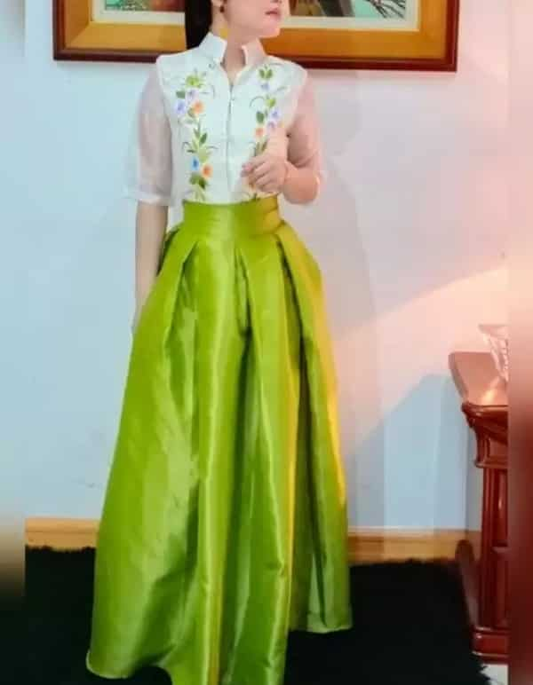 filipiniana costume modern