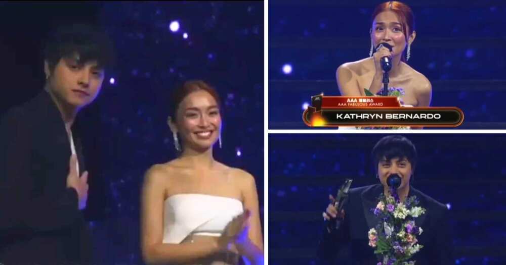 Speeches nina Kathryn Bernardo at Daniel Padilla nang tanggapin awards nila sa AAA 2023, viral