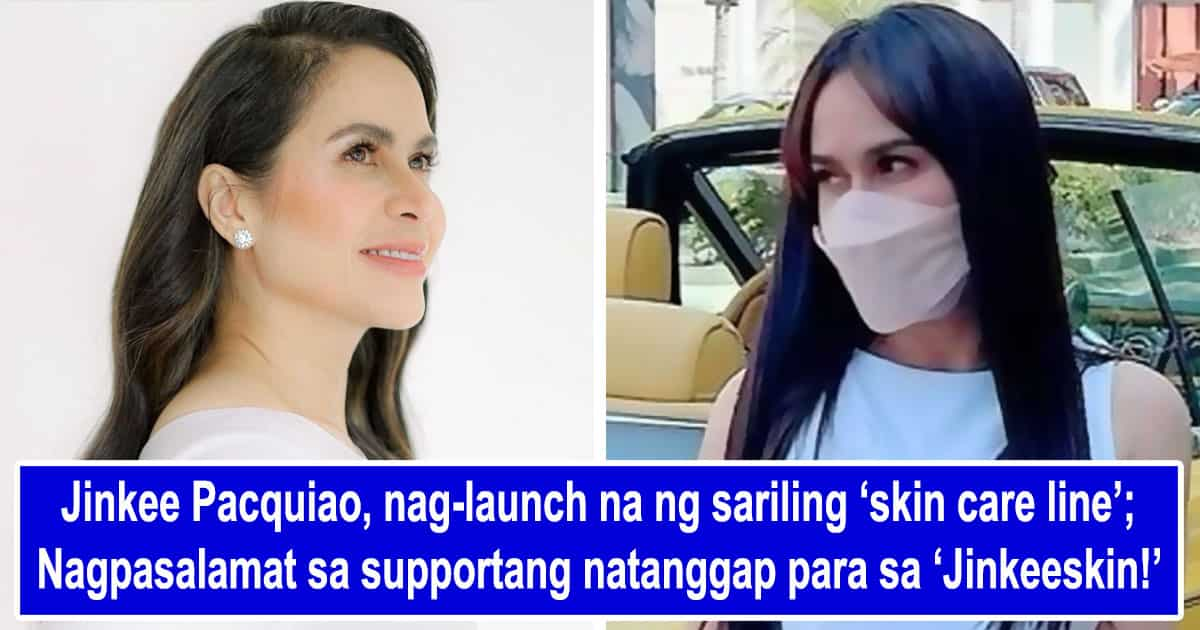 Jinkee Pacquiao launches her own cosmetics line