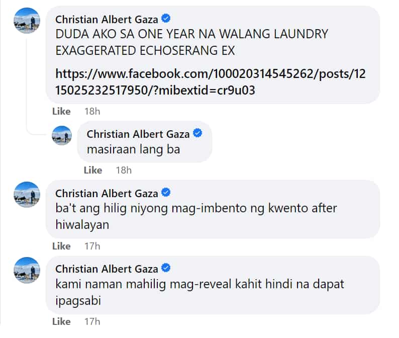 Xian Gaza, viral ang cryptic post tungkol kay Ricci Rivero at laundry basket