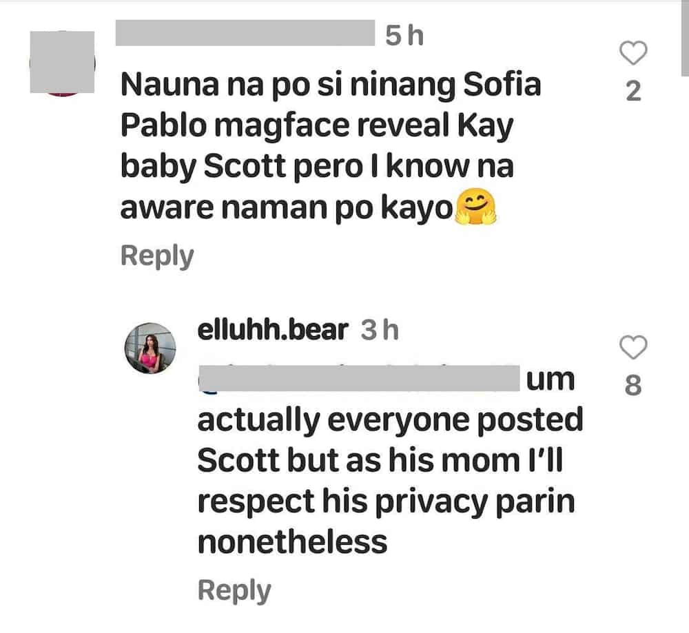 Raffa Castro sa pag-cover niya sa mukha ni baby Scott sa post niya: “I’ll respect his privacy pa rin”