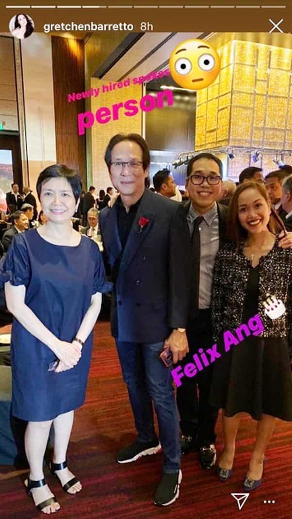 Gretchen Barretto, nagpost ng videos sa party kasama sina Tonyboy, Atong Ang, at mga kaibigan