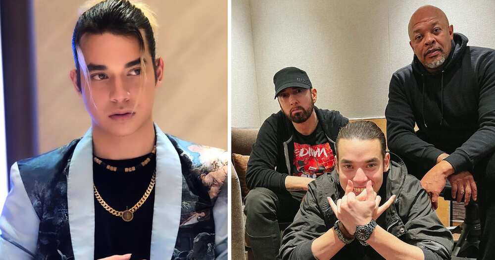 Ez Mil signs with Eminem, Dr. Dre’s music labels; Fil-Am rapper shares pic with the rap icons